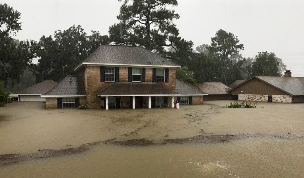 Hurricane Harvey flooded thousands of homes in Houston in 2017. Photo courtesy of Royce Worrell.